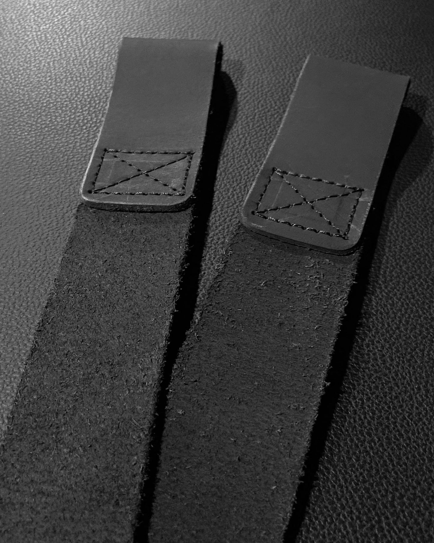 Leren Lifting Straps