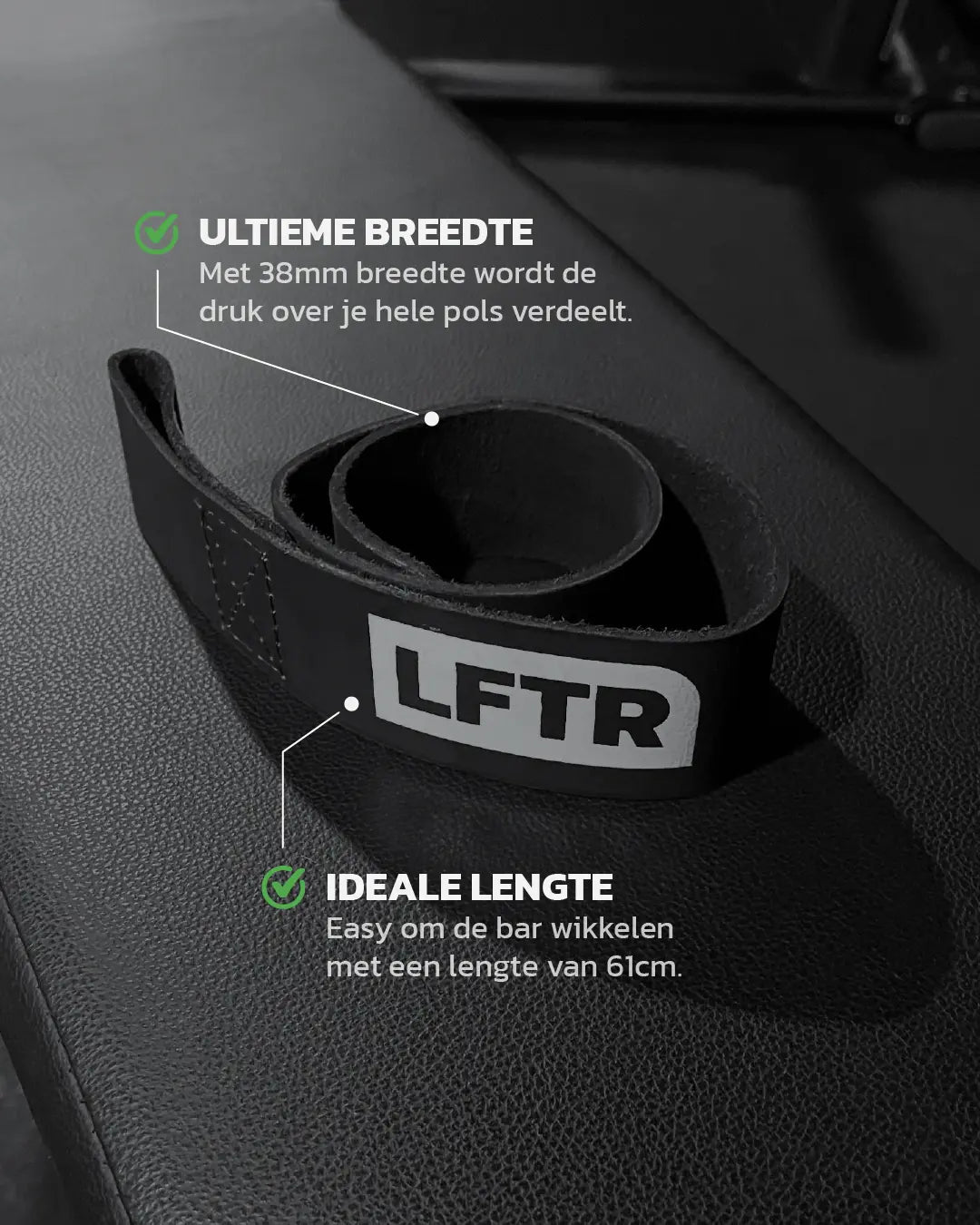 Leren Lifting Straps
